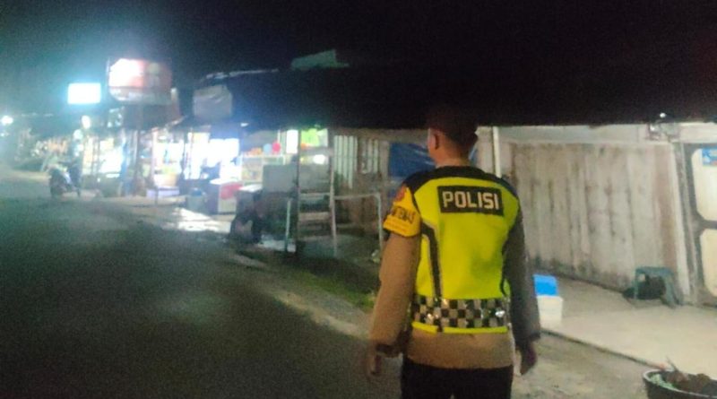 Personel Polsek Panga Laksanakan Patroli Harkamtibmas untuk Jaga Keamanan dan Ketertiban Masyarakat