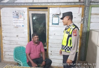Polsek Sampoiniet Intensifkan Patroli Rutin dan Himbauan Kamtibmas, Wujudkan Situasi Aman dan Kondusif