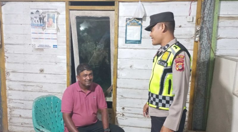 Polsek Sampoiniet Intensifkan Patroli Rutin dan Himbauan Kamtibmas, Wujudkan Situasi Aman dan Kondusif