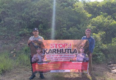 Polsek Krueng Sabee Gencarkan Patroli dan Sosialisasi Karhutla, Pastikan Wilayah Bebas Titik Panas