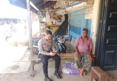 Personel Polsek Panga Laksanakan Patroli Harkamtibmas, Ciptakan Situasi Aman dan Kondusif