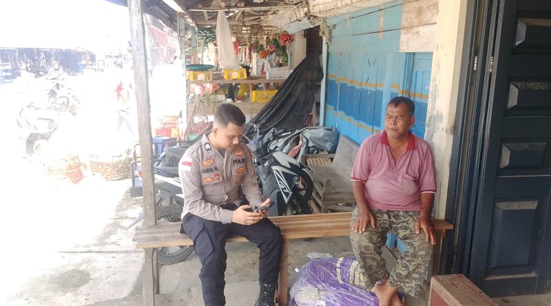 Personel Polsek Panga Laksanakan Patroli Harkamtibmas, Ciptakan Situasi Aman dan Kondusif