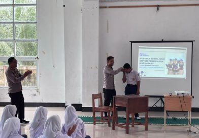 Kapolres Aceh Jaya Buka Sosialisasi SPMB SMA Kemala Taruna Bhayangkara di SMP Unggul Calang